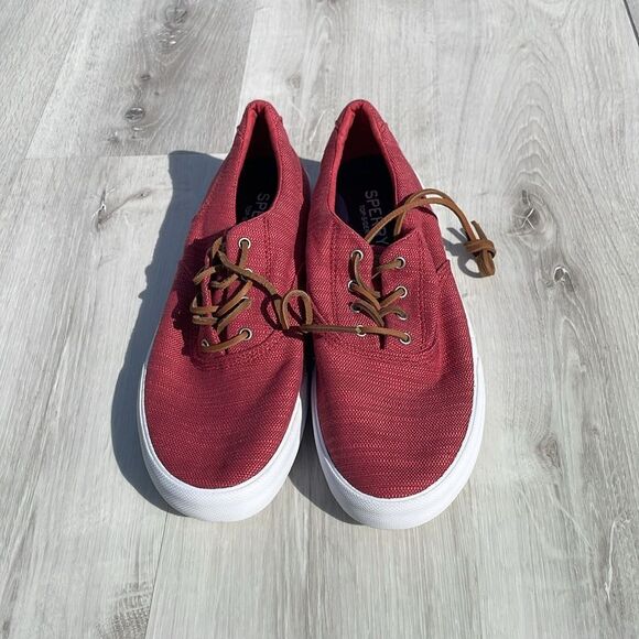 SPERRY Striper II Baja Sneaker in RED (Not blue in stock)size 11 NWT in packagin - Picture 6 of 10